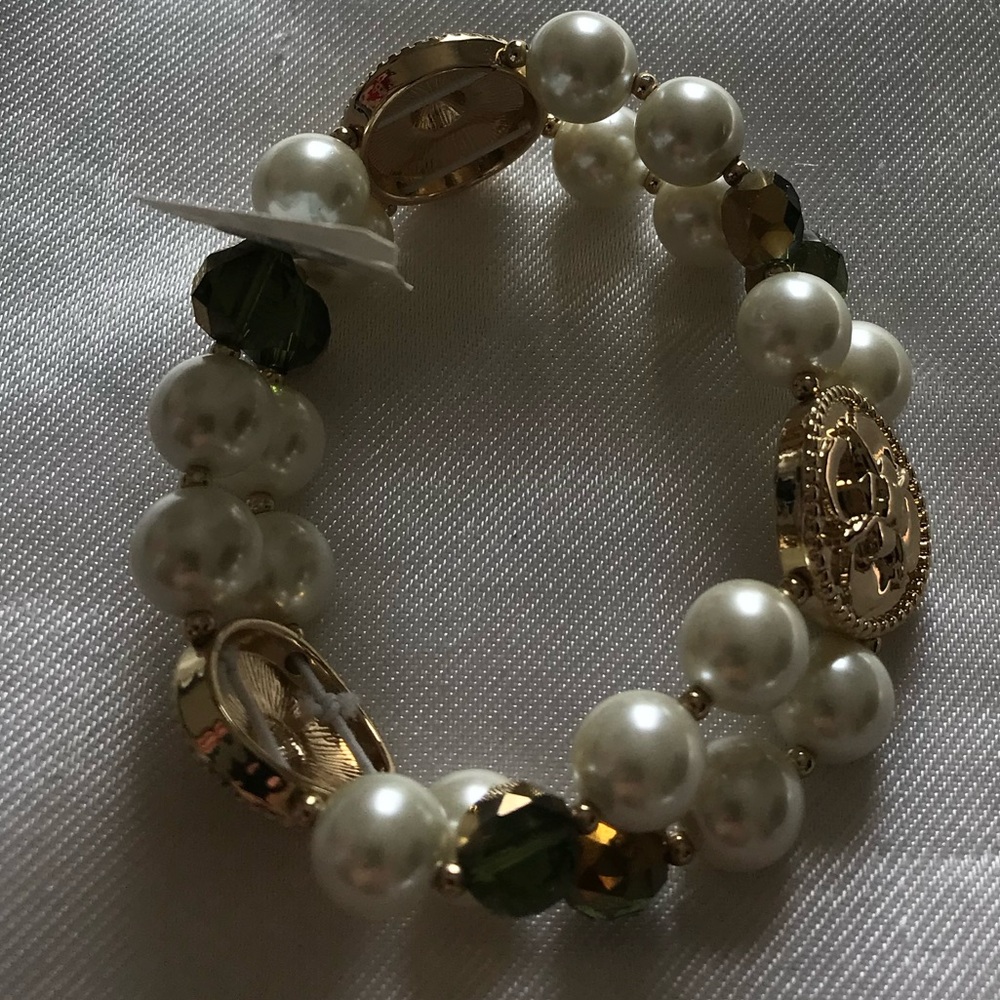 NEW Pearl multicolor bracelet womens - Picture 2 of 4